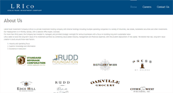Desktop Screenshot of lrico.com